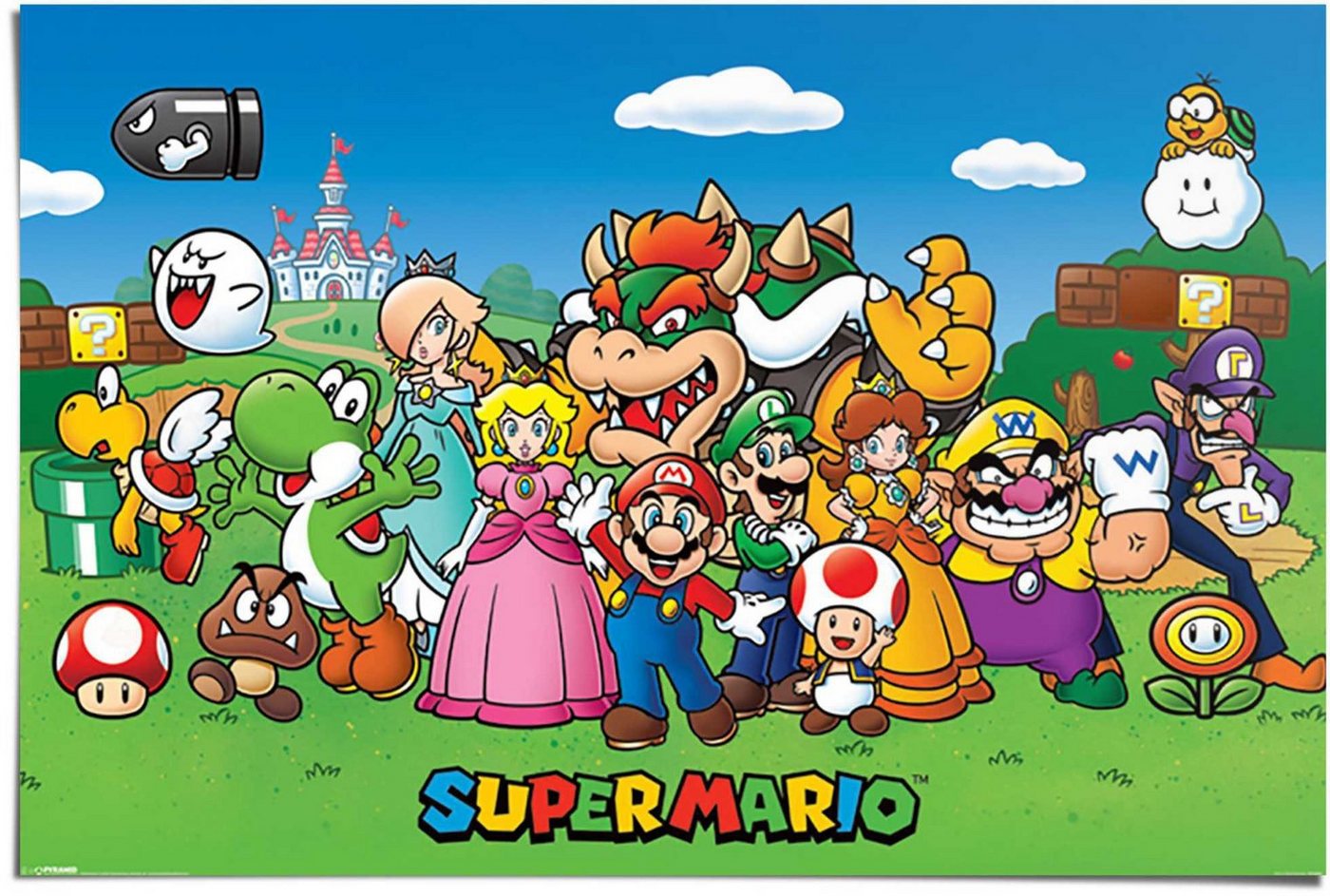 Reinders! Poster Poster Super Mario, Comic (1 St) von Reinders!