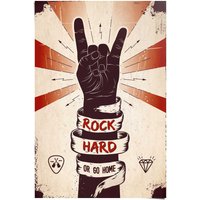 Reinders Poster "Rock Hard", (1 St.) von Reinders!