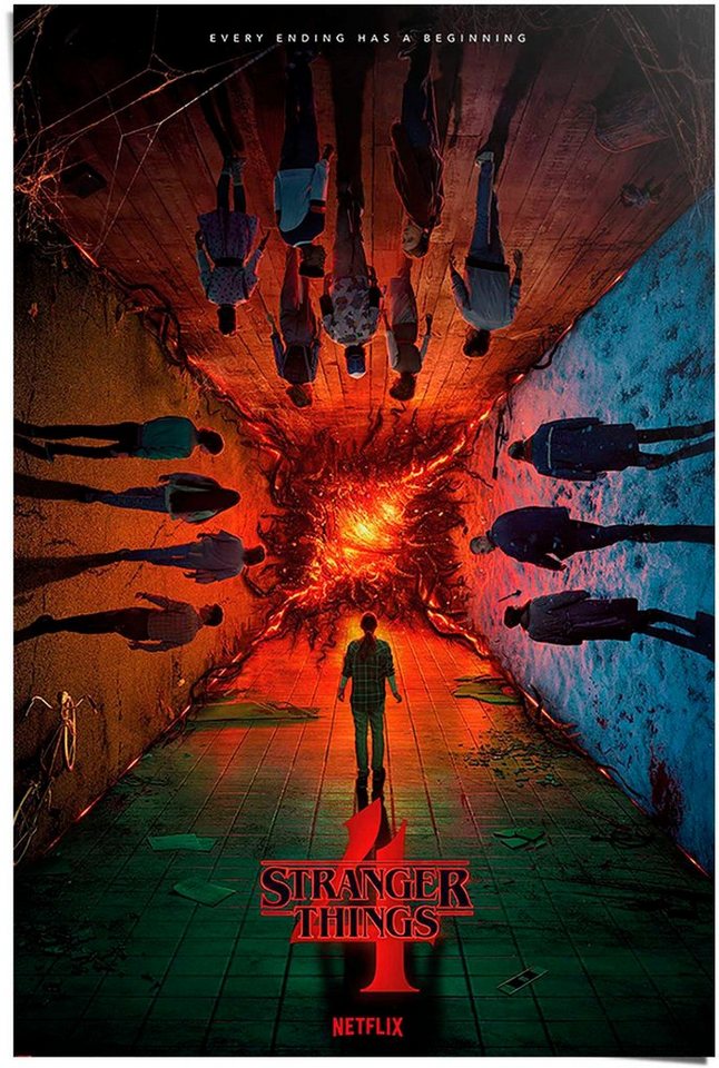 Reinders! Poster Stranger Things - every ending has a beginning Reinders! Poster Stranger Things - every ending has a beginning von Reinders!