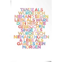Reinders Poster "Tanze...", (1 St.) von Reinders!