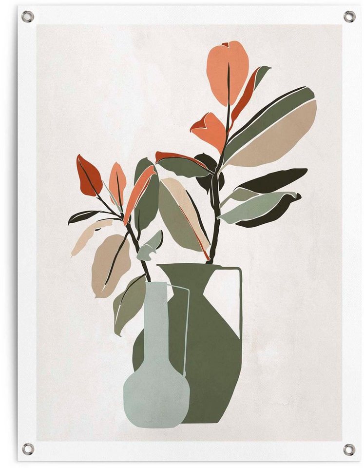 Reinders! Poster Vase mit Blumen von Reinders!