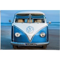 Reinders Poster "Volkswagen Bulli blau Brendan Ray", (1 St.) von Reinders!