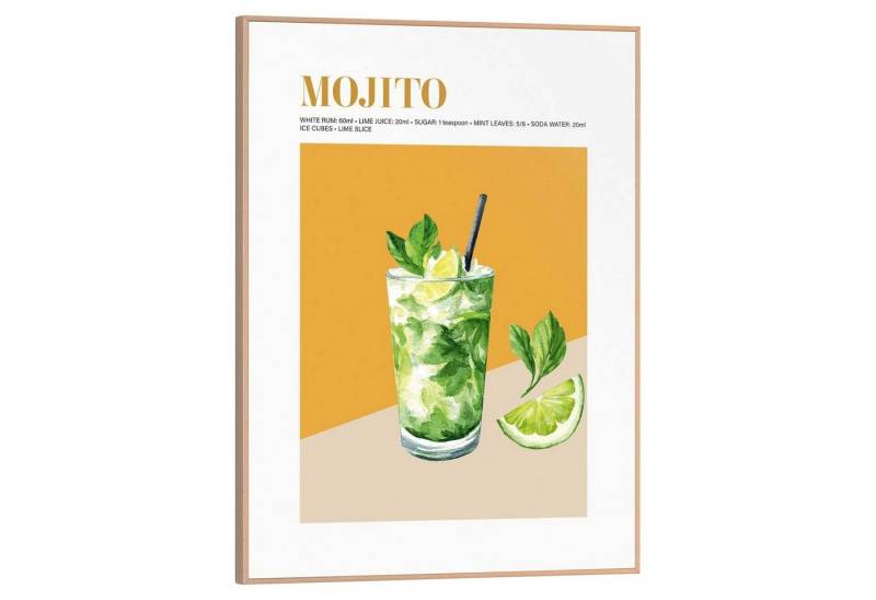 Reinders! Wandbild ARTIFIC, Braun, Grün, Orange, 30 x 40 cm, Mojito (1 St), Mojito von Reinders!