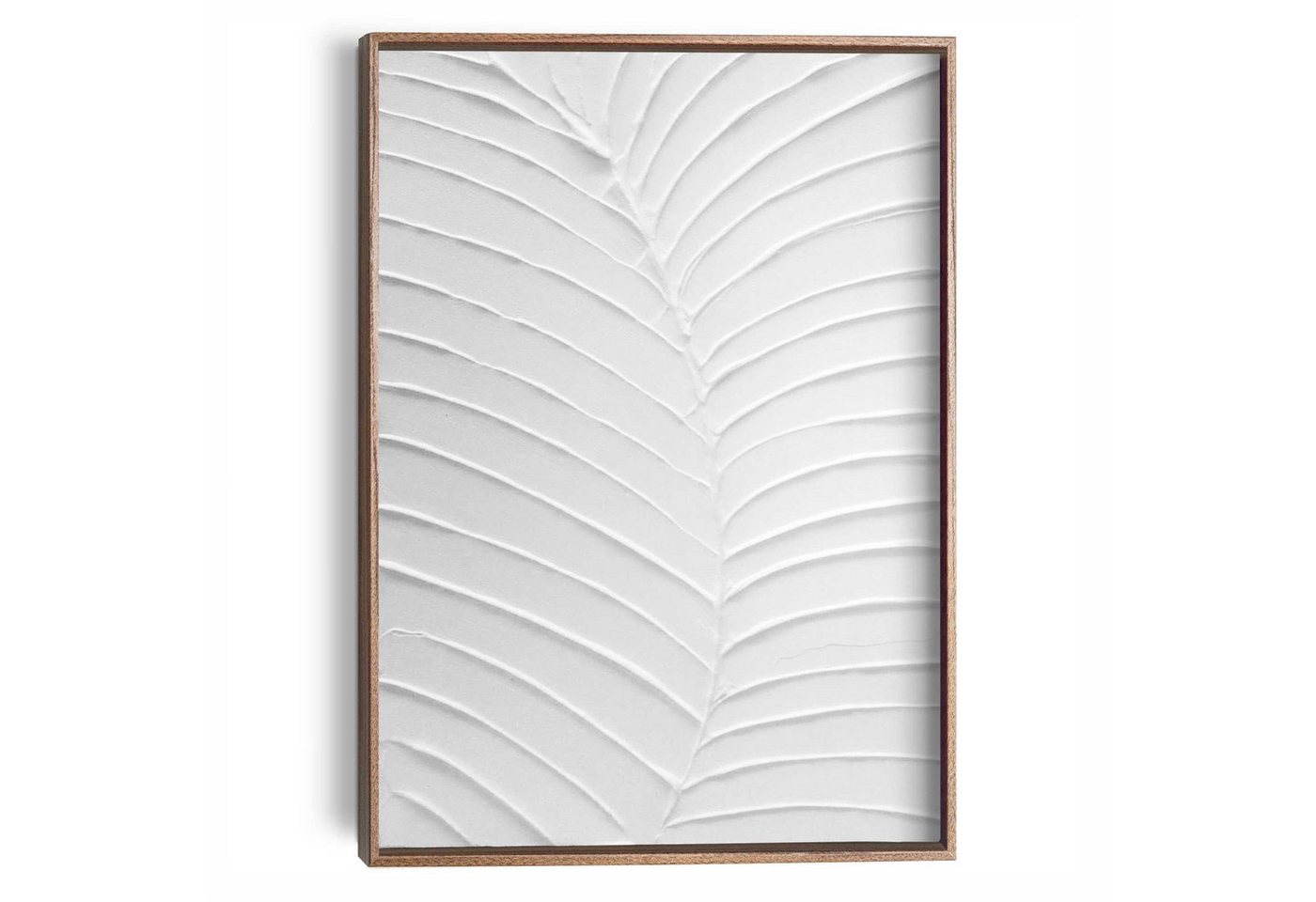 Reinders! Wandbild Blattadern, Wohnzimmer - Weiß - MDF - Blumen und Pflanzen - 30x40 cm von Reinders!