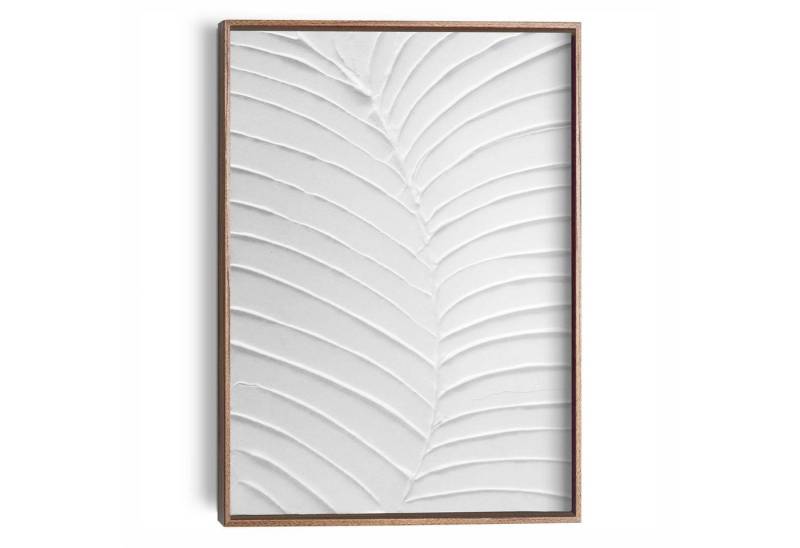 Reinders! Wandbild Blattadern, Wohnzimmer - Weiß - MDF - Blumen und Pflanzen - 30x40 cm von Reinders!