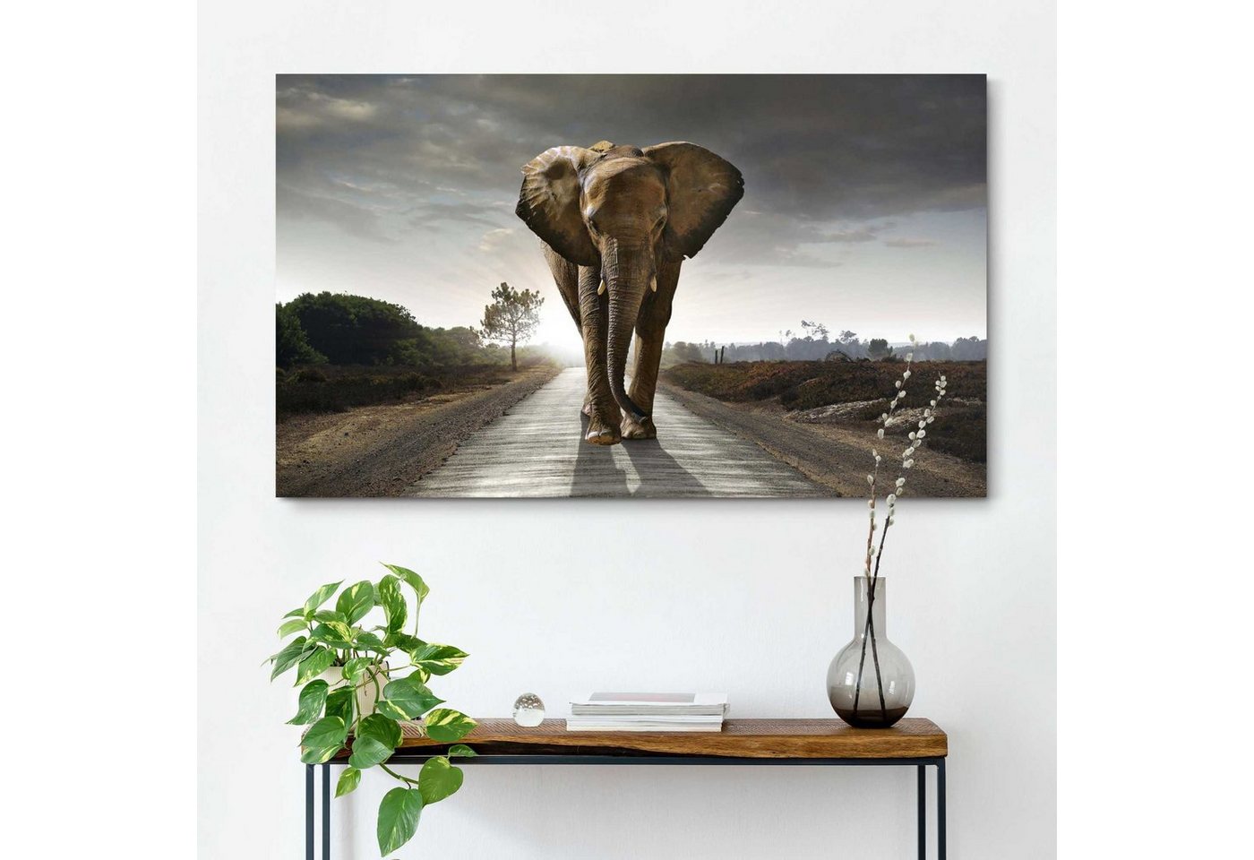 Reinders! Wandbild Elefant König von Reinders!