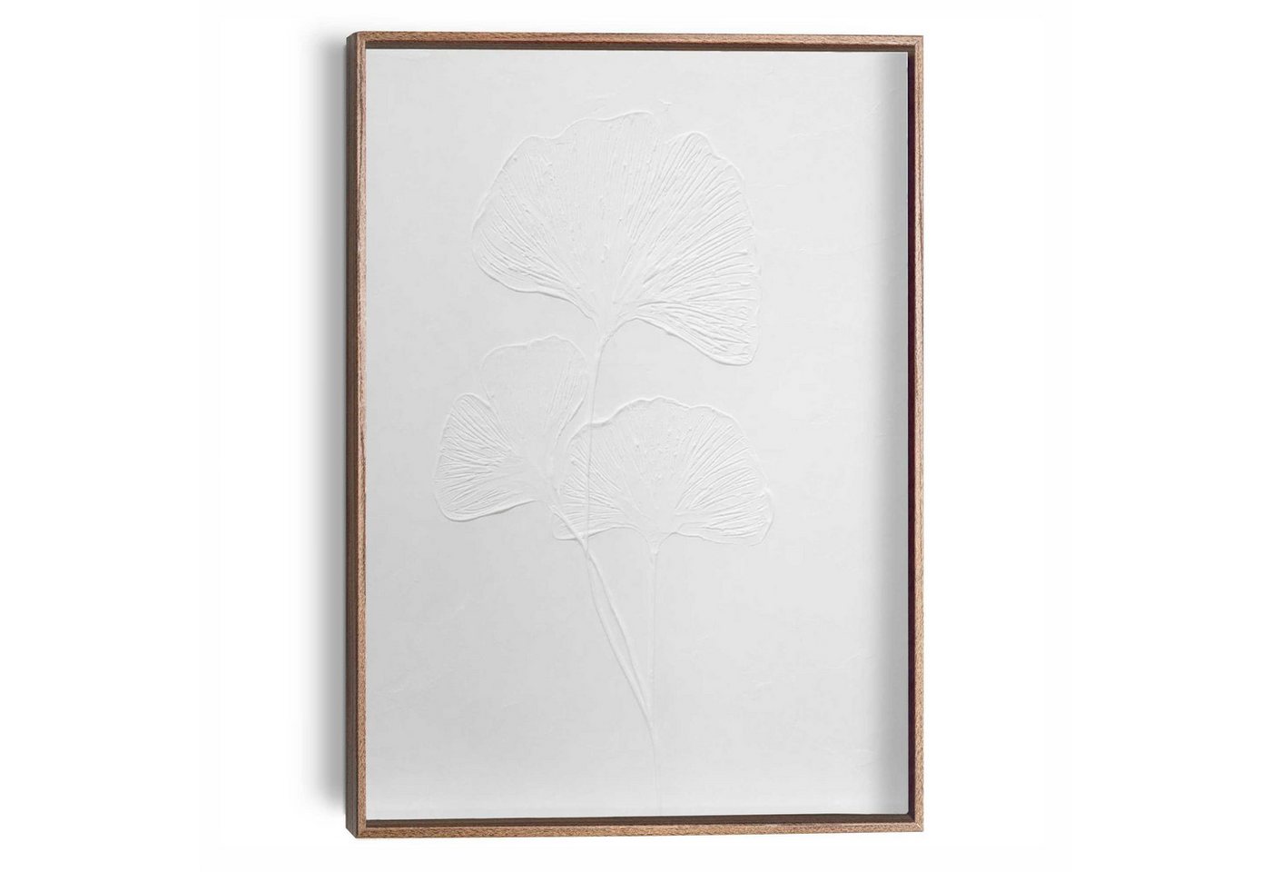 Reinders! Wandbild Ginkgo-Blätter, Wohnzimmer - Weiß - MDF - Blumen und Pflanzen - 30x40 cm von Reinders!