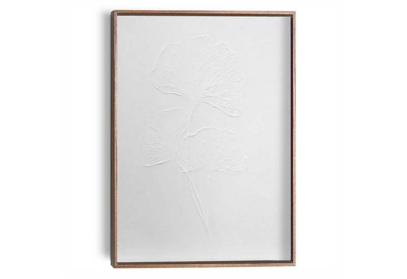 Reinders! Wandbild Ginkgo-Blätter, Wohnzimmer - Weiß - MDF - Blumen und Pflanzen - 30x40 cm von Reinders!