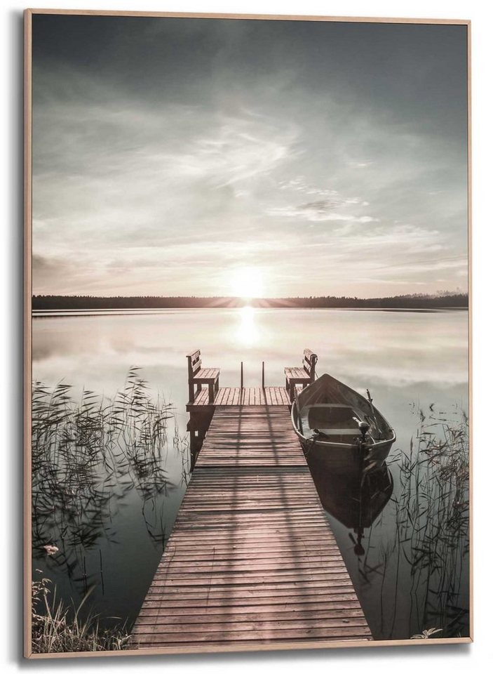 Reinders! Wandbild Slim Frame Wood 50x70 Scandic Jetty von Reinders!