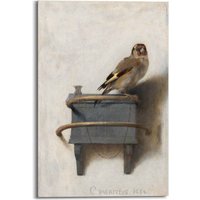 Reinders Wandbild "Wandbild Der Distelfink Carel Fabritius - Vogel - Kunst - Mauritshuis", Vögel, (1 St.) von Reinders!