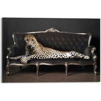 Reinders Wandbild "Wandbild Leopard Chic Panther - Liegend - Luxus - Relax", Leopard, (1 St.) von Reinders!