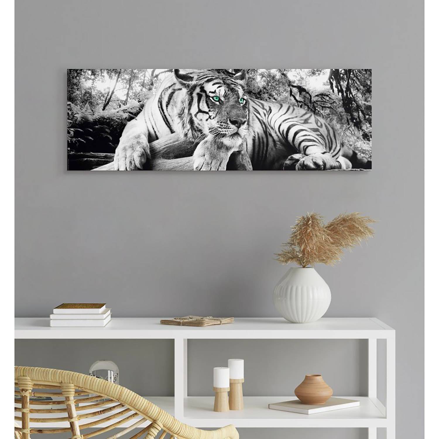 Wandbild Tigerblick von Reinders