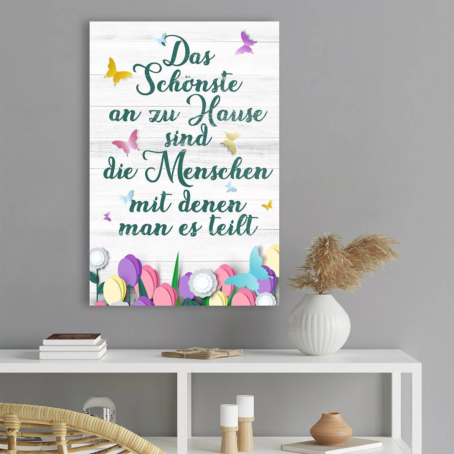 Wandbild Zu Hause von Reinders