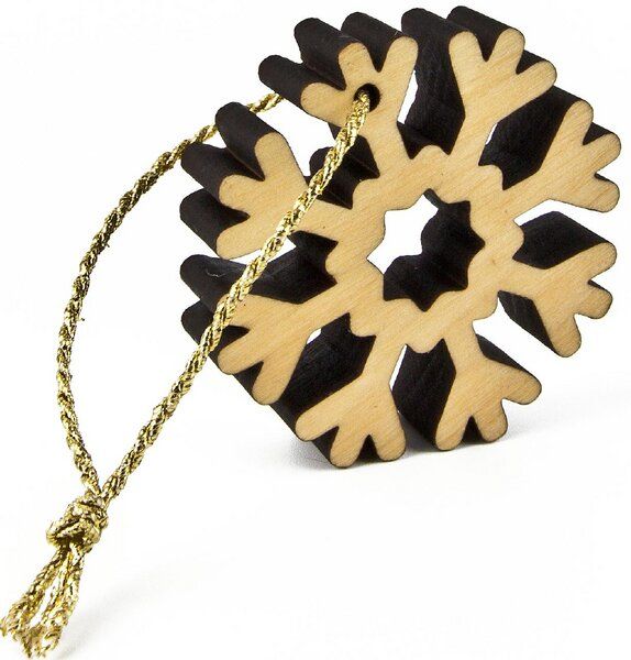 ReineNatur Christbaumanhänger – Schneeflocken – 2er-Set von ReineNatur