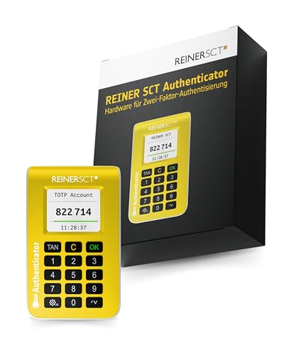 REINER SCT Authenticator I TOTP-Generator für Zwei-Faktor-Authentifizierung I kompakt & tragbar I Sicherheitsschlüssel zur sicheren Anmeldung bei Online-Diensten & Kryptobörsen. REINER SCT Authenticator I TOTP-Generator für Zwei-Faktor-Authentifizierung I kompakt & tragbar I Sicherheitsschlüssel zur sicheren Anmeldung bei Online-Diensten & Kryptobörsen. von REINER SCT
