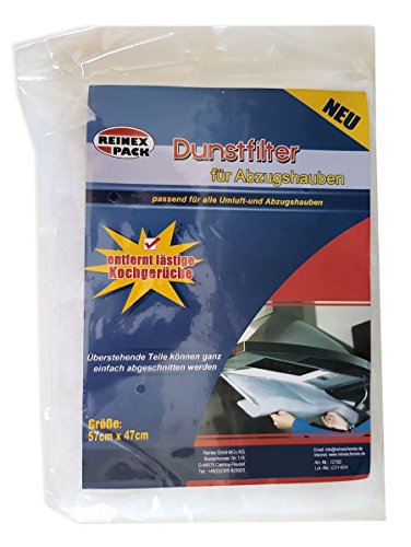 Dunstfilter für Dunstabzugshauben 2er Pack je 47 x 57 cm von Reinex