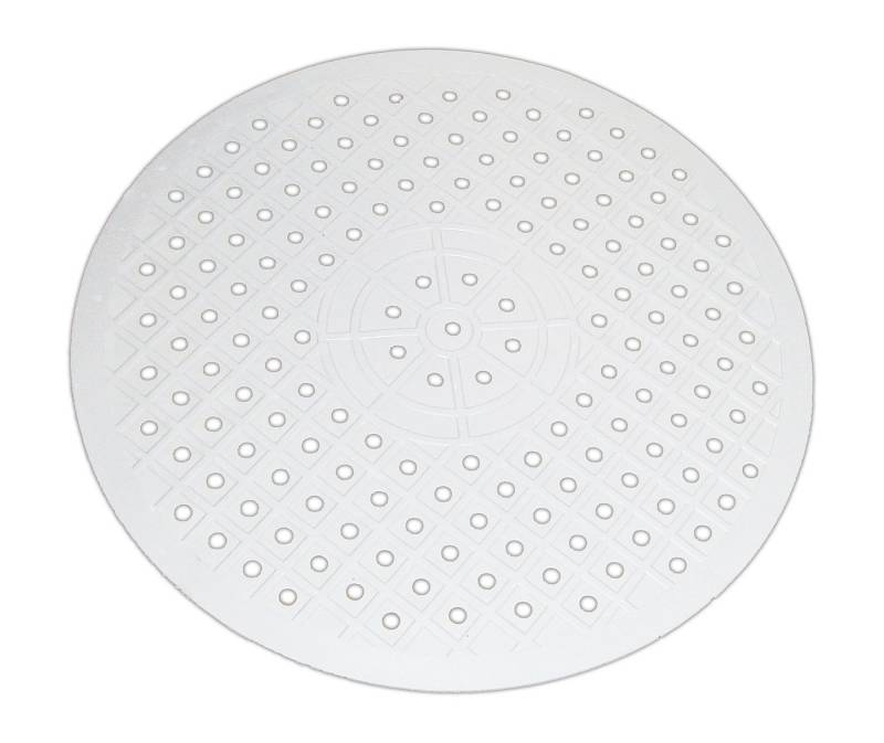 Reinex Abtropfmatte SPÜLBECKEN EINLAGE Ø30,5cm RUND Spülbeckenmatte 44 (Rund, Hellgrau), Spülbeckeneinlage Matte von Reinex