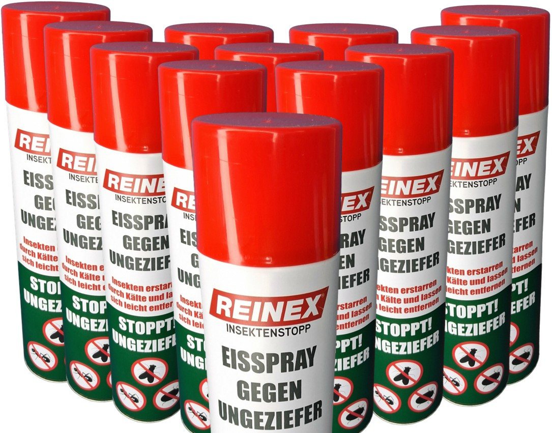 Reinex Insektenvernichter REINEX Eisspray zur Insekten- und Ungeziegerbekämpfung, 400 ml Reinex Insektenvernichter REINEX Eisspray zur Insekten- und Ungeziegerbekämpfung, 400 ml von Reinex