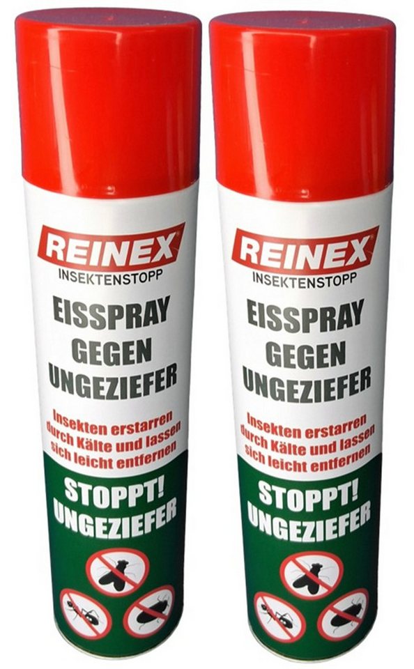 Reinex Insektenvernichter REINEX Eisspray zur Insekten- und Ungeziegerbekämpfung, 400 ml Reinex Insektenvernichter REINEX Eisspray zur Insekten- und Ungeziegerbekämpfung, 400 ml von Reinex