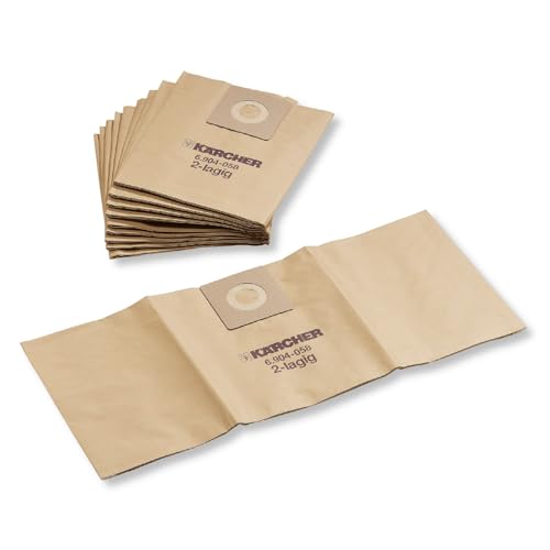 5 Papier-Staubsaugerbeutel für Kärcher 6.904-259.0 Staubbeutel Filterbeutel von Reinica