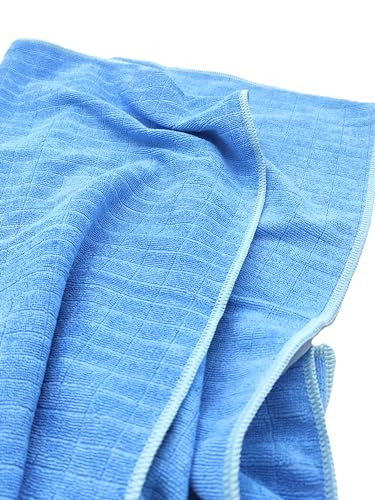 Reinigungsladen Mikrofaser Universal- und Bodentuch 50x60cm Microfaser Tuch Universaltuch Reinigungstuch KFZ-Pflege Blau von Reinigungsladen