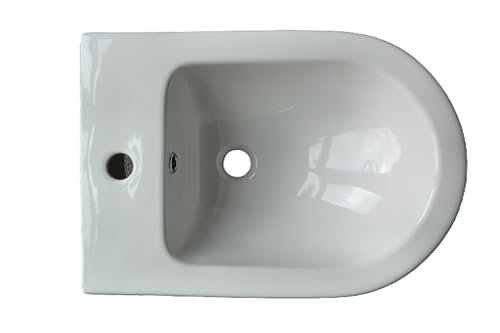 Wand Bidet mit verdeckter Befestigung/weiß/Top Design/wandhängend / + Fischer Befestigung von Reinkeramik