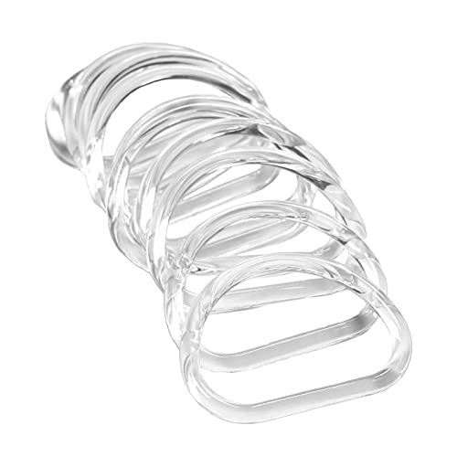 Reinscer 10 StüCk Transparenter D Form Hand Tasche Geld BöRsen für Hand Gefertigte Strand Hand Geld BöRsen Griffe von Reinscer