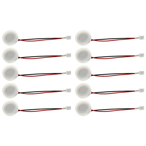Reinscer 10 Stück 20mm 1,7Mhz Ultraschall Nebel Maschine Fogger Keramik Scheiben mit Draht und Dichtung Ring Luftbefeuchter Luft Zubehör von Reinscer