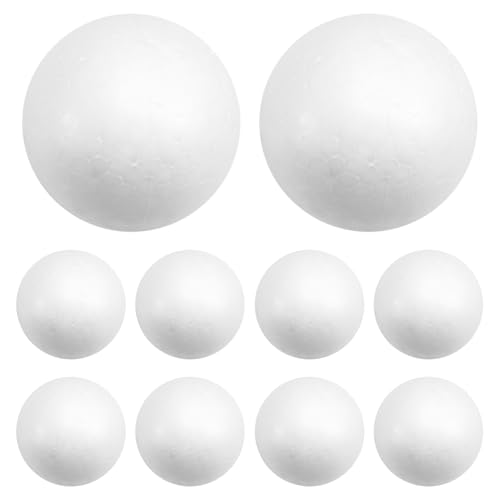 Reinscer 10 x Weihnachtsdekoration Modellierung Polystyrol Schaum Sphaere 6cm - von Reinscer