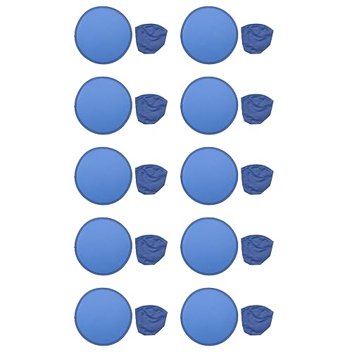 Reinscer 10X Faltbare Runde Fächer Blau Reinscer 10X Faltbare Runde Fächer Blau von Reinscer