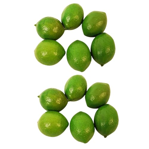 Reinscer 12 x Realistisch Lebensechte KüNstliche Kunststoff Limette Zitrone Obst Essen GefäLschte Home Decor Reinscer 12 x Realistisch Lebensechte KüNstliche Kunststoff Limette Zitrone Obst Essen GefäLschte Home Decor von Reinscer