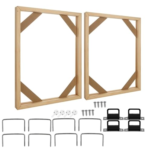 Reinscer 2 Set DIY Massivholz-Leinwandrahmen-Kit, 16 X 20 Leinwandrahmen-Keilrahmen Aus für Ölgemälde, Drucke und Poster, Langlebig, Einfach zu Verwenden Reinscer 2 Set DIY Massivholz-Leinwandrahmen-Kit, 16 X 20 Leinwandrahmen-Keilrahmen Aus für Ölgemälde, Drucke und Poster, Langlebig, Einfach zu Verwenden von Reinscer