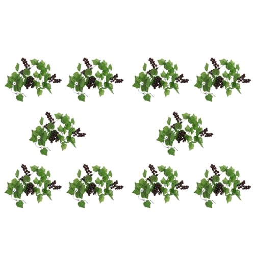 Reinscer 20X Kuenstliche Weinrebe Kranz Obst Fuer Heim Garten Dekoration von Reinscer