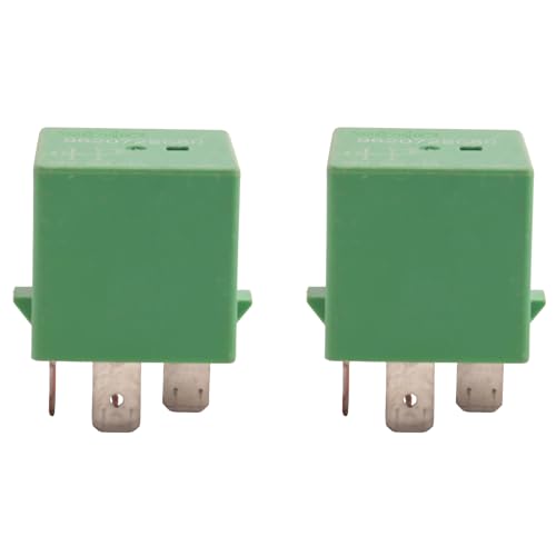 Reinscer 2X 12V 35A 5 Stifte KüHlung KüHler Lüfter Relais Grün 6547TX für 206 207 306 307 406 407 807 von Reinscer