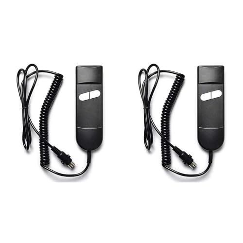 Reinscer 2X Der Lift Chair-Fernbedienung, 5-Polige 2-Tasten-Fernbedienung für Den Liegestuhl, Ersatzteile für Okin Limoss Pride - Gerade von Reinscer