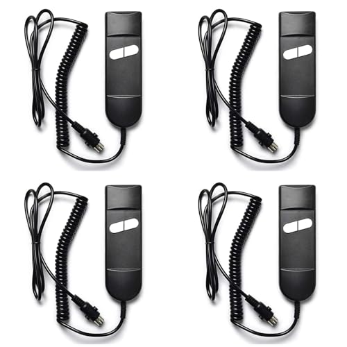 Reinscer 4X der Lift Chair-Fernbedienung, 5-Polige 2-Tasten-Fernbedienung für Den Liegestuhl, Ersatzteile für Okin Limoss Pride - Gerade von Reinscer
