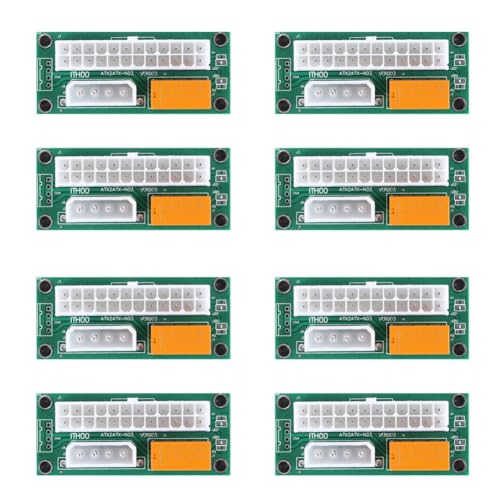 Reinscer 8 Pack Dual PSU Multiple Power Netzteil Adapter, Add2Psu ATX 24 Pin Zu Molex 4Pin Anschluss für BTC Miner Reinscer 8 Pack Dual PSU Multiple Power Netzteil Adapter, Add2Psu ATX 24 Pin Zu Molex 4Pin Anschluss für BTC Miner von Reinscer