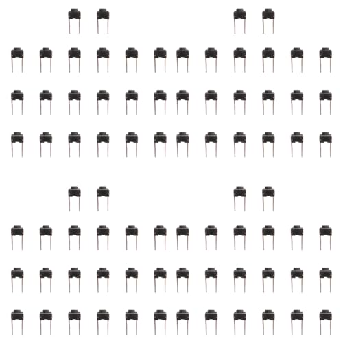 Reinscer 80 STK. 6x6x5mm Taktile Tastschalter Taster 2-Pin DIP Durchgangsbohrung Reinscer 80 STK. 6x6x5mm Taktile Tastschalter Taster 2-Pin DIP Durchgangsbohrung von Reinscer