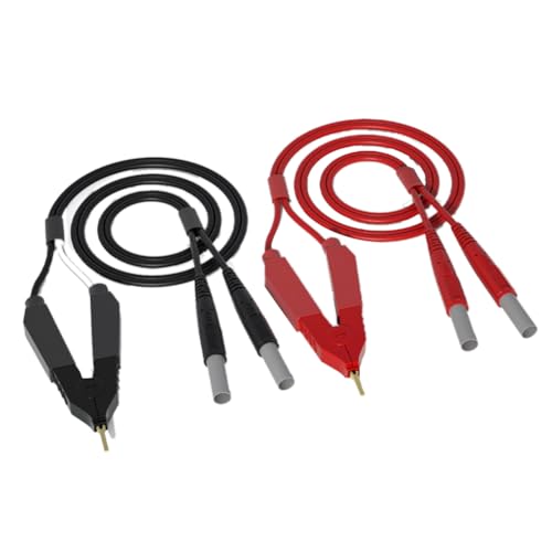 Reinscer Kelvin-Test -Leitungsbodenwiderstand 4-Adrig 4 mm Laternensteckerklemme Orichalum-Beschichtung Kelvin-Sonden J.70075 von Reinscer