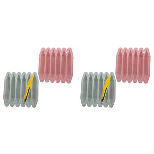 Reinscer Kreide Recycling Form, 4 Pack, 3D Kreide Silikon Form, Ofen, Reines Silikon, Langlebige und Wiederverwendbare Wachs Malerei Stift Form von Reinscer
