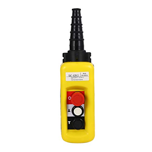 Reinscer Lift Control Pendant -A2913 Wasserdichter Handschalter mit Elektrischem Hubgriff, 2 Tasten mit Geschwindigkeits- und Not-Aus-Funktionen Reinscer Lift Control Pendant -A2913 Wasserdichter Handschalter mit Elektrischem Hubgriff, 2 Tasten mit Geschwindigkeits- und Not-Aus-Funktionen von Reinscer