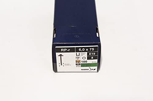 Schrauben 6,0x75mm - Sandwichprofil/Trapezbleche - Bohrschraube, Befestigung (Blank) von Reisser Schraubentechnik
