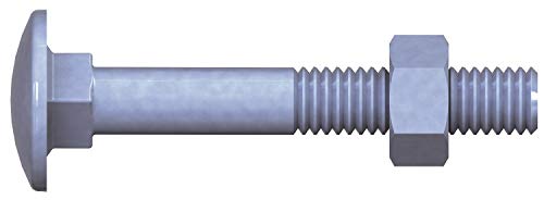 Schlossschraube DIN 603 mit Muttern DIN 934 Stahl verzinkt blau M 8 x 50-50 Stück Schlossschraube DIN 603 mit Muttern DIN 934 Stahl verzinkt blau M 8 x 50-50 Stück von Reisser