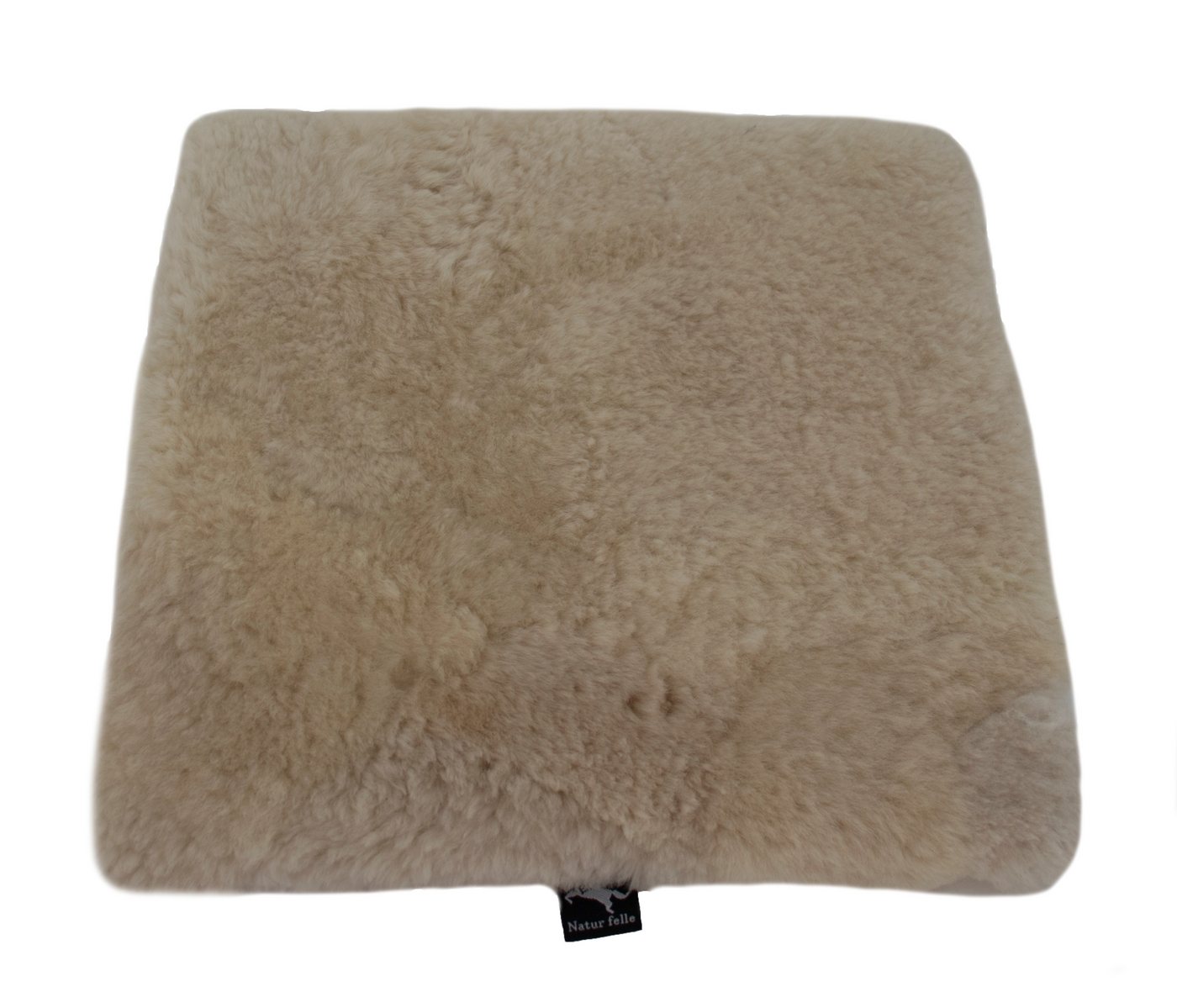 Reissner Lammfelle Sitzkissen Sitzkissen Lammfell Vollfell SiKi-VF Beige 40x40cm von Reissner Lammfelle