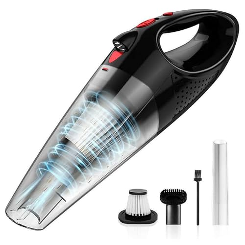 Reiteag Oryzom® Akku Staubsauger Testsieger, Oryzom Handstaubsauger Akku Mit Wandhalterung， Kabelloser Nass- & Trockensauger Mit Led Für Autositze, Teppich, Treppe, Tierhaare von Reiteag
