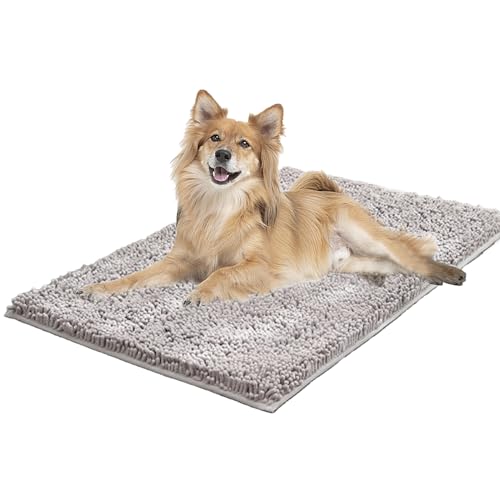 Reiteag tierliebling clean mat, Premium cleany mat Hund 60 x 90 cm,Schmutzfangmatte Hunde,Fußmatte Innen waschbar,wasserdicht Teppich für Hund,für Eingang,Haustür & Flur von Reiteag