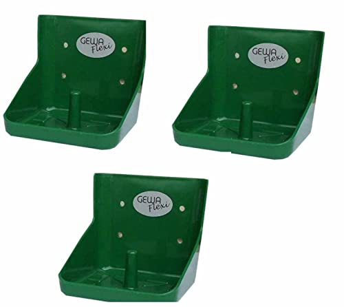 Reitsport Amesbichler Gewa Lecksteinhalter 3 Stück FLEXIbel stabil bruchsicher für 10 kg Lecksteine Lecksteinhalterung von Reitsport Amesbichler
