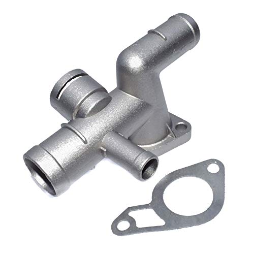 06A121133J Aluminium-Motorkühlmittelschlauchverbinder für VW Beetle Bora MK4 Golf MK4 Jetta MK4 A3 S3 TT Seat Leon Ibiza Toledo von Rejog4 Auto
