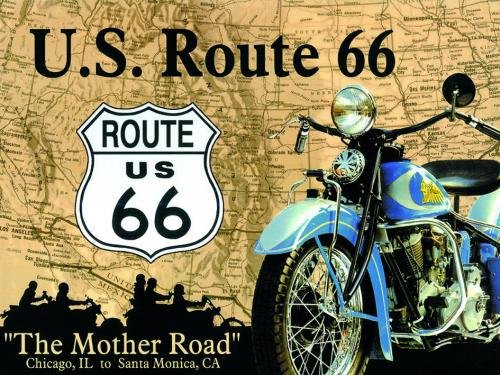 Magnet 6x8 cm U.S Route 66 Magnete Magnetset 301/061 von VR46
