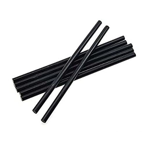 20 Stück 7 mm DIY schwarz durchscheinende Farbe Klebestifte für Heißkleber, 7 x 100 mm Heißklebestifte, Multi-Reparatur-Werkzeug-Set (schwarz) von Reland Sun